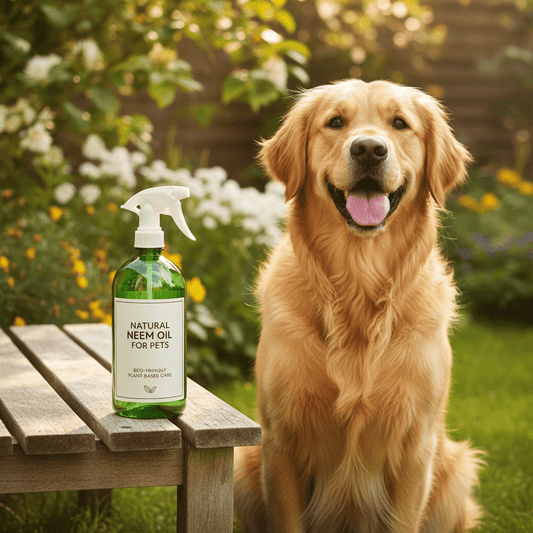Spray Olio di Neem Naturale per Cani e Gatti “GreenShield” - Oikós